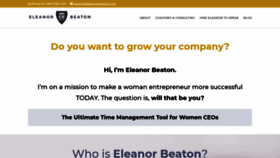 What Eleanorbeaton.com website looked like in 2020 (3 years ago)