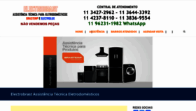 What Electrobrast.com.br website looked like in 2020 (3 years ago)