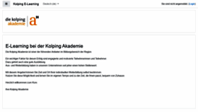 What Elearning-kolping.de website looked like in 2020 (3 years ago)
