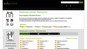 What Educima.com website looked like in 2020 (3 years ago)