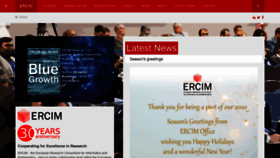 What Ercim.eu website looked like in 2020 (4 years ago)