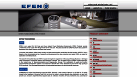 What Efenfuses.com website looked like in 2020 (3 years ago)
