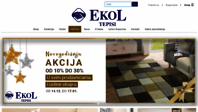 What Ekol.rs website looked like in 2020 (3 years ago)