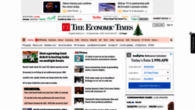 What Economictimes.indiatimes.com website looked like in 2020 (3 years ago)
