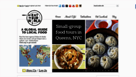 What Eatyourworld.com website looked like in 2020 (3 years ago)