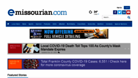 What Emissourian.com website looked like in 2020 (3 years ago)