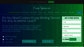 What Essaytyping.com website looked like in 2020 (3 years ago)