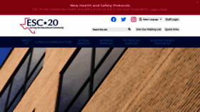 What Esc20.net website looked like in 2020 (3 years ago)