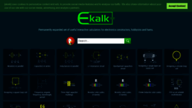 What Ekalk.eu website looked like in 2020 (3 years ago)
