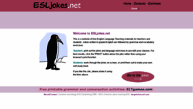 What Esljokes.net website looked like in 2020 (3 years ago)