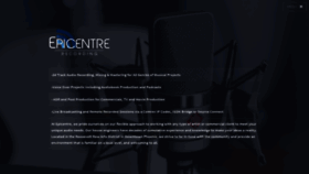 What Epicentre-recording.com website looked like in 2020 (3 years ago)