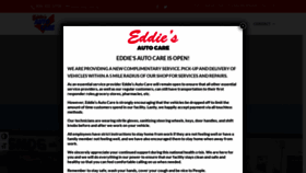 What Eddiesautocare.com website looked like in 2020 (3 years ago)