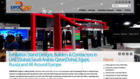 What Exhibitionstand.contractors website looked like in 2020 (3 years ago)