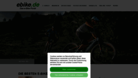 What Ebike.de website looked like in 2020 (3 years ago)