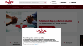 What Editions-dalloz.fr website looked like in 2020 (3 years ago)