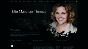 What Elinmanahanthomas.org website looked like in 2020 (3 years ago)