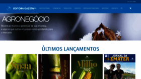 What Editoragazeta.com.br website looked like in 2020 (3 years ago)