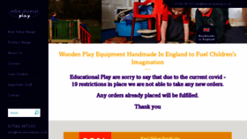 What Educationalplay.co.uk website looked like in 2020 (3 years ago)