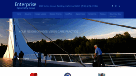 What Eyedoctor-redding.com website looked like in 2020 (3 years ago)