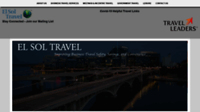 What Elsoltravel.net website looked like in 2020 (3 years ago)