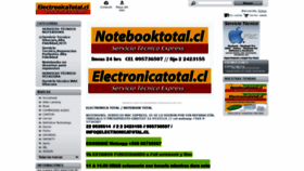 What Electronicatotal.cl website looked like in 2021 (3 years ago)