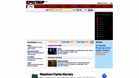 What Epictrip.com website looked like in 2021 (3 years ago)
