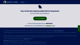 What Energy.comparethemarket.com website looked like in 2021 (3 years ago)