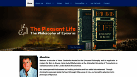 What Epicurusphilosophy.com website looked like in 2021 (3 years ago)