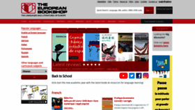 What Europeanbookshop.com website looked like in 2021 (3 years ago)