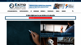 What Exitoeducativo.net website looked like in 2021 (3 years ago)