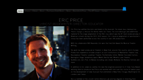 What Ericpriceonline.com website looked like in 2021 (3 years ago)