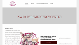 What Eriepetemergency.com website looked like in 2021 (3 years ago)
