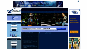 What Educationamerica.net website looked like in 2021 (3 years ago)