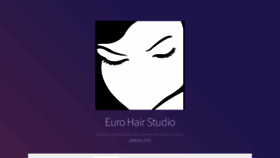 What Eurohairstudio.com website looked like in 2021 (3 years ago)
