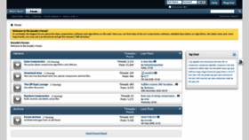 What Encode.su website looked like in 2021 (4 years ago)