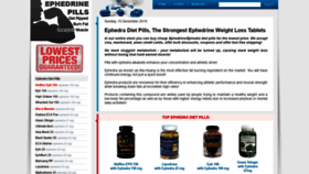 What Ephedrine-pills.com website looked like in 2021 (3 years ago)