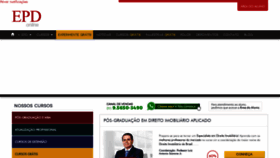 What Epdonline.com.br website looked like in 2021 (3 years ago)