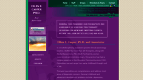 What Ellenfcasperphd.com website looked like in 2021 (3 years ago)