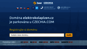 What Elektrokolaplzen.cz website looked like in 2021 (3 years ago)