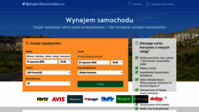 What Ewynajemsamochodow.com website looked like in 2021 (3 years ago)