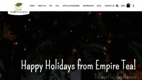 What Empiretea.com website looked like in 2021 (3 years ago)