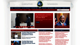 What Emansion.gov.lr website looked like in 2021 (3 years ago)