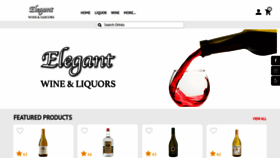 What Elegantwineandliquors.com website looked like in 2021 (3 years ago)