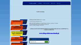 What Elektromechanik.pl website looked like in 2021 (3 years ago)