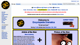 What Encyclopediadramatica.online website looked like in 2021 (3 years ago)