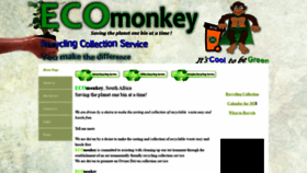 What Ecomonkey.co.za website looked like in 2021 (3 years ago)