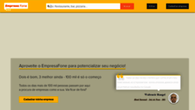 What Empresafone.com.br website looked like in 2021 (3 years ago)