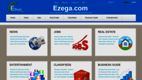 What Ezega.com website looked like in 2021 (3 years ago)
