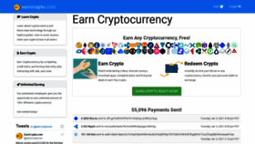 What Earncrypto.com website looked like in 2021 (3 years ago)