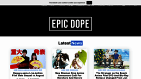 What Epicdope.com website looked like in 2021 (3 years ago)
